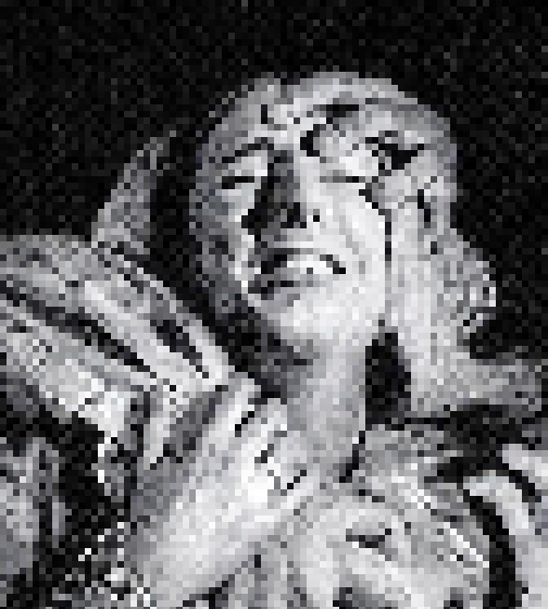 Pixel-mosaic portrait from the Hag Royalty rotation